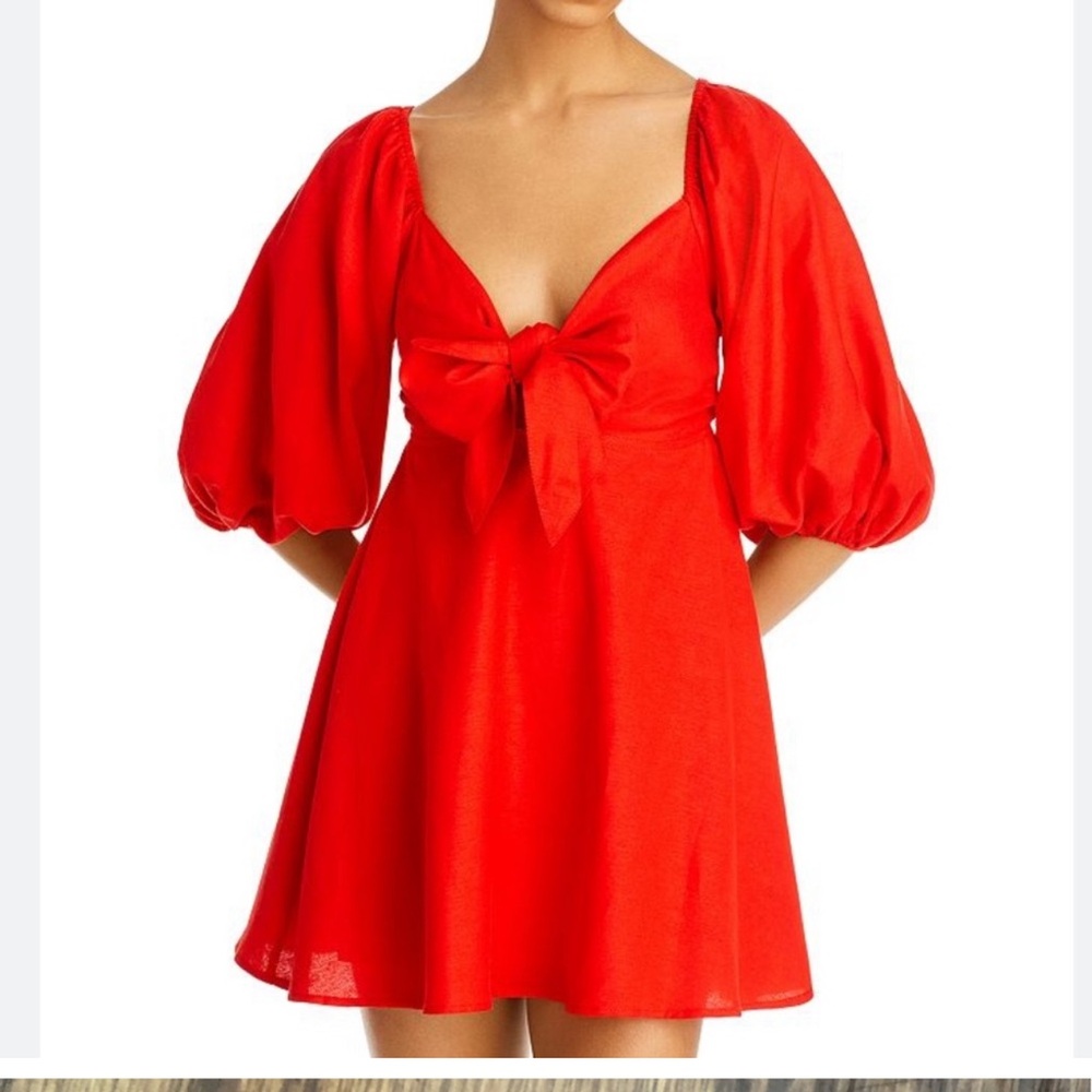 Charlie Holiday Vibrant Red Mini Dress